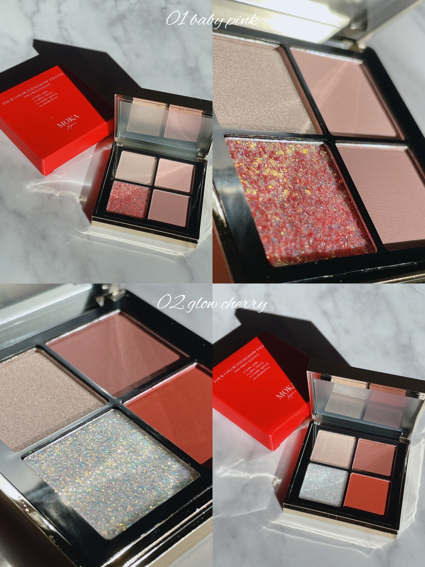 4色アイシャドウパレット/MOKA Japan cosmetics/アイシャドウパレットを使ったクチコミ(3枚目)