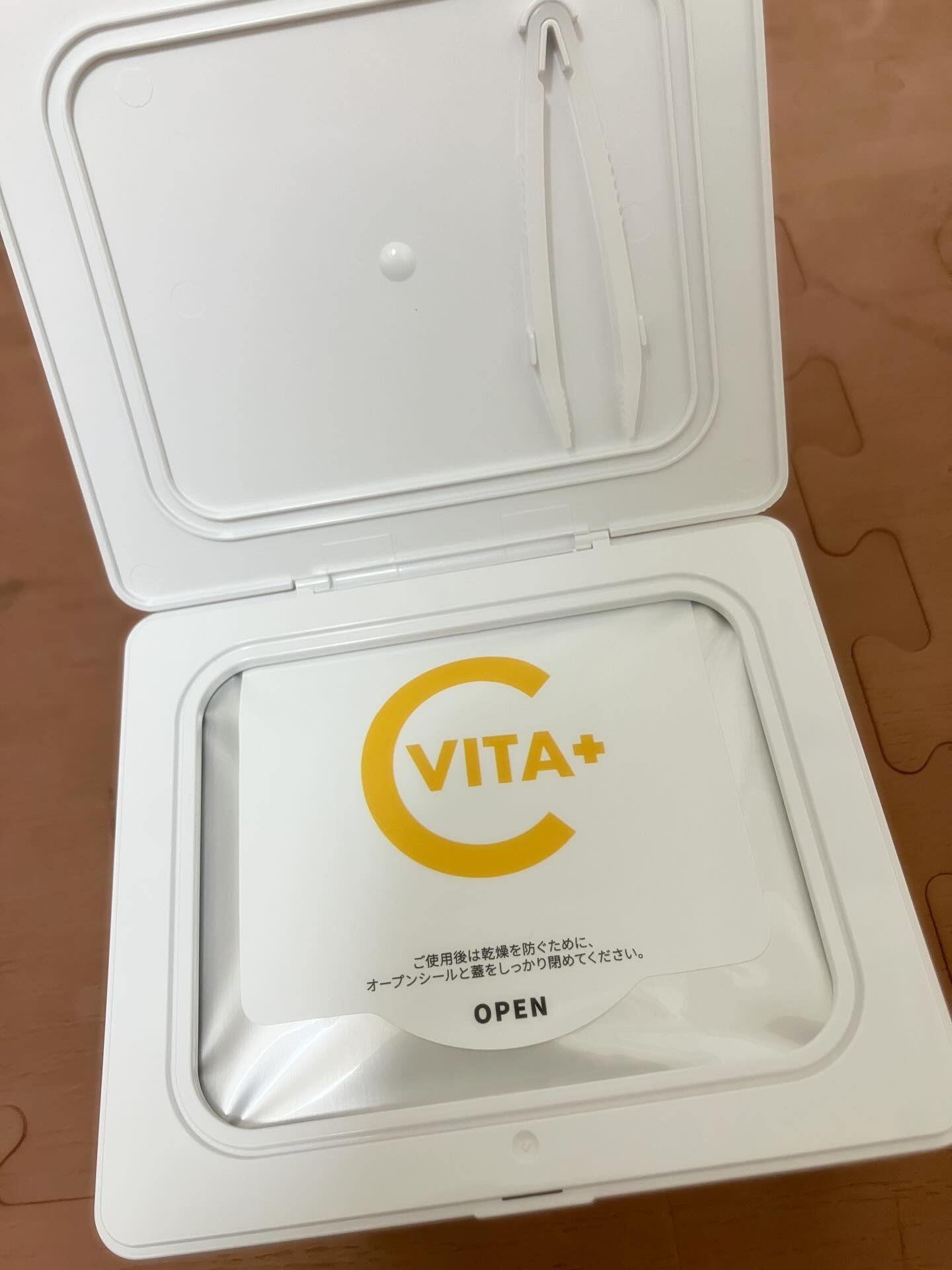 ビタミンC(*⁶)パンテノールマスク/MIJIN COSMETICS/シートマスク・パックを使ったクチコミ（3枚目）