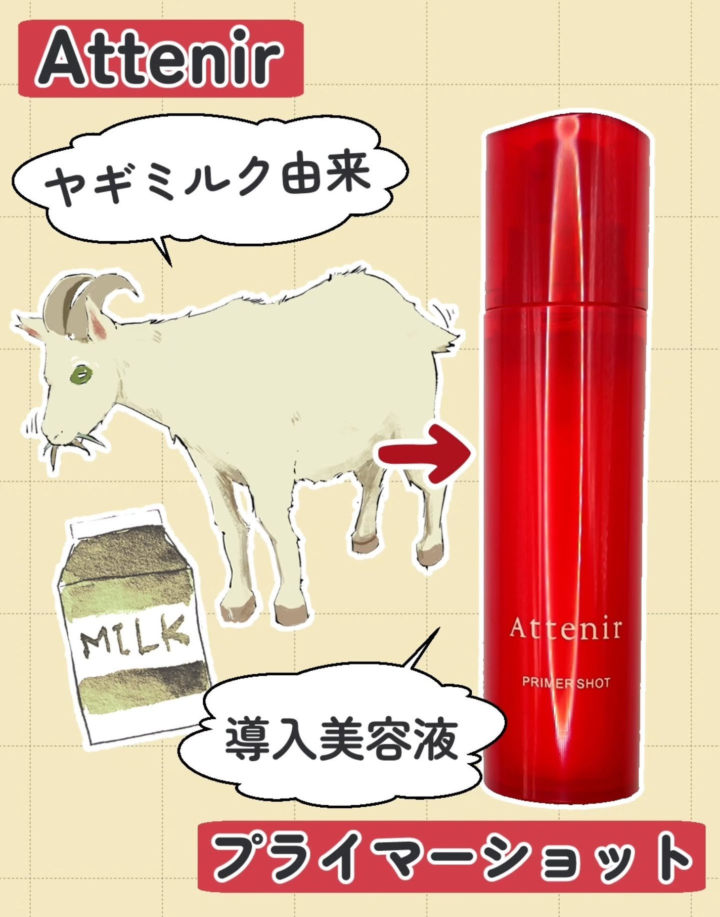 プライマーショット/アテニア/美容液を使ったクチコミ(1枚目)