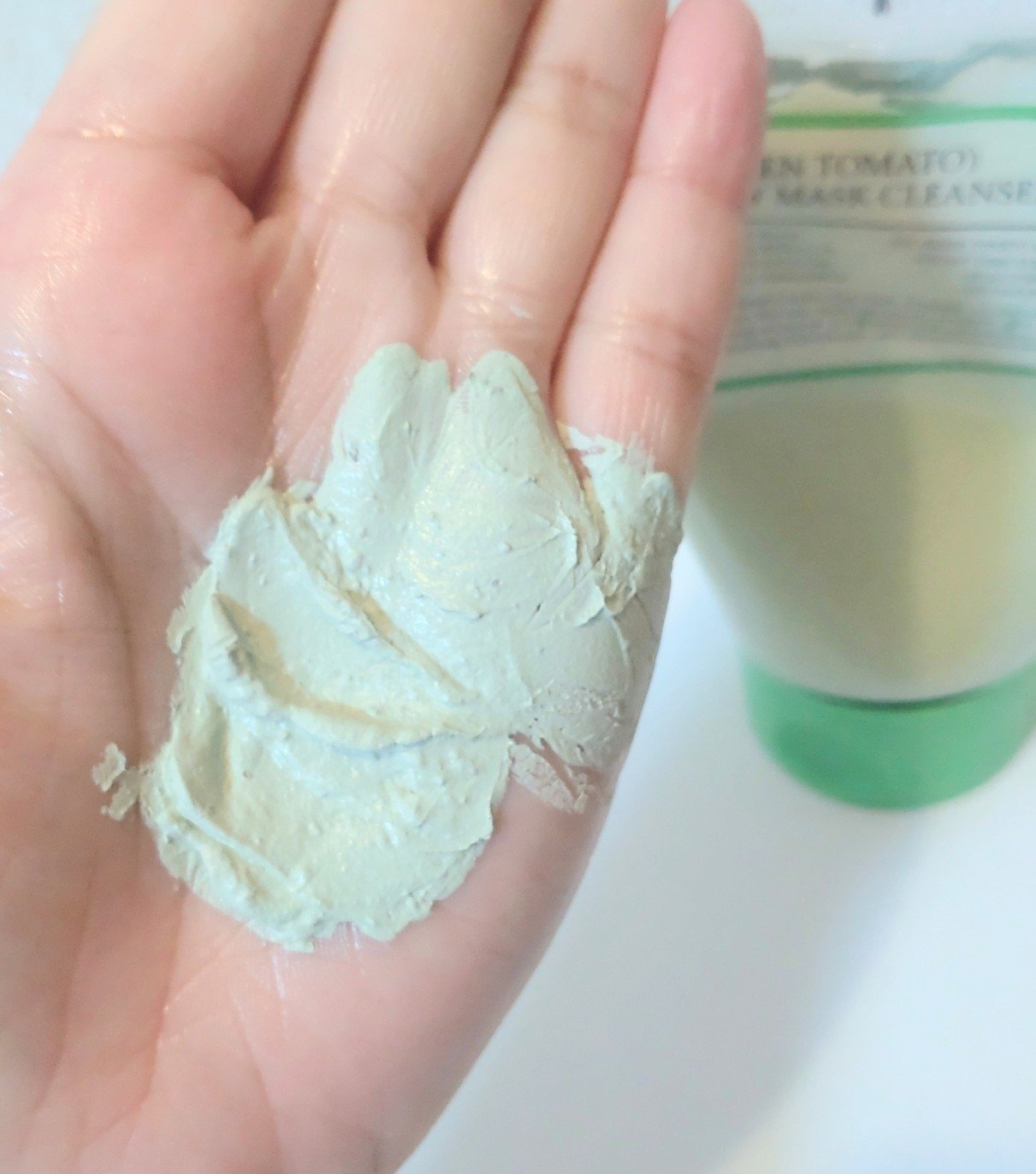 グリーントマトクレイマスククレンザー/FULLY/洗い流すパック・マスクを使ったクチコミ（3枚目）