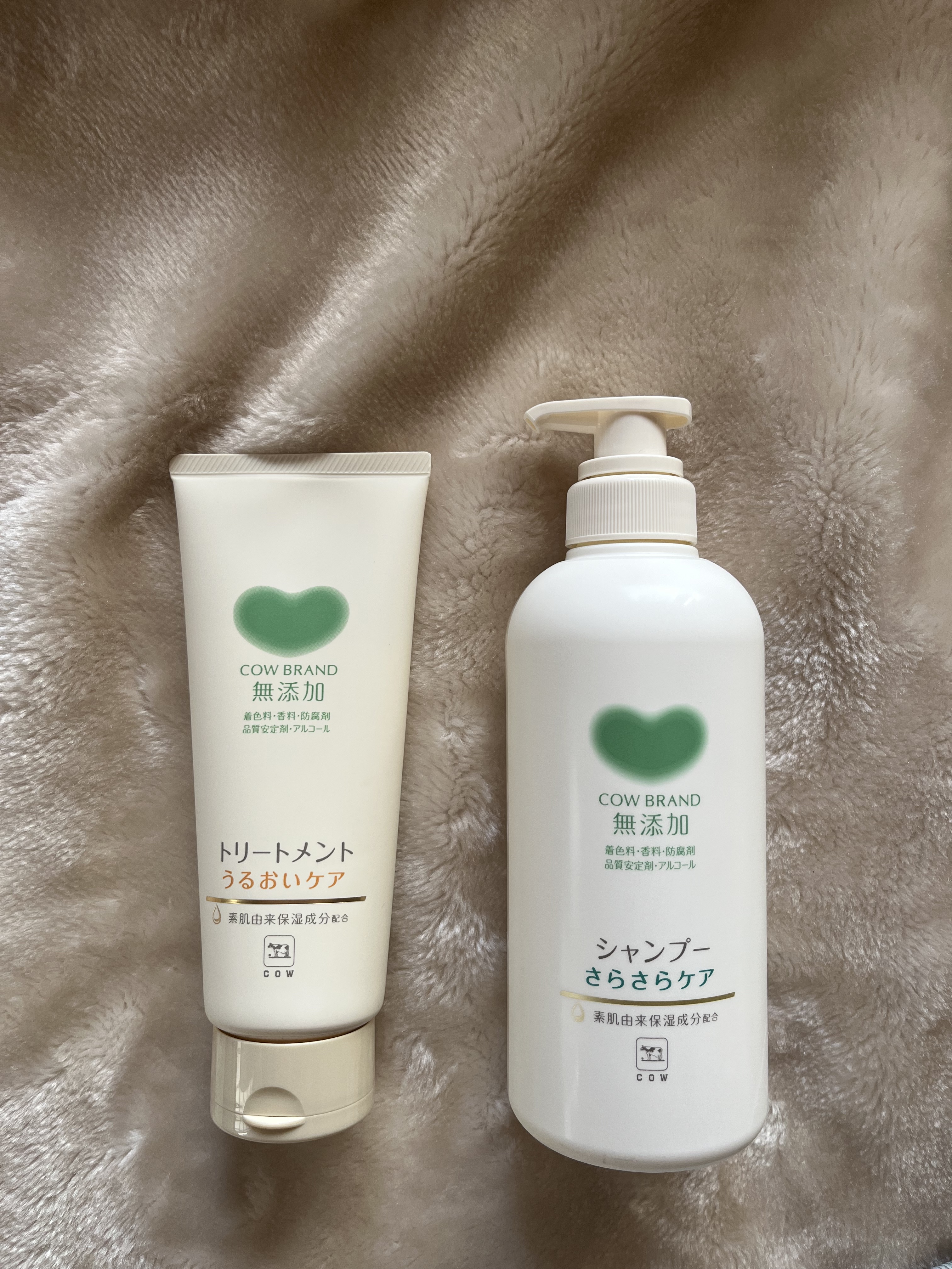 シャンプー／トリートメント <さらさらケア＞/カウブランド無添加/市販シャンプーを使ったクチコミ（1枚目）