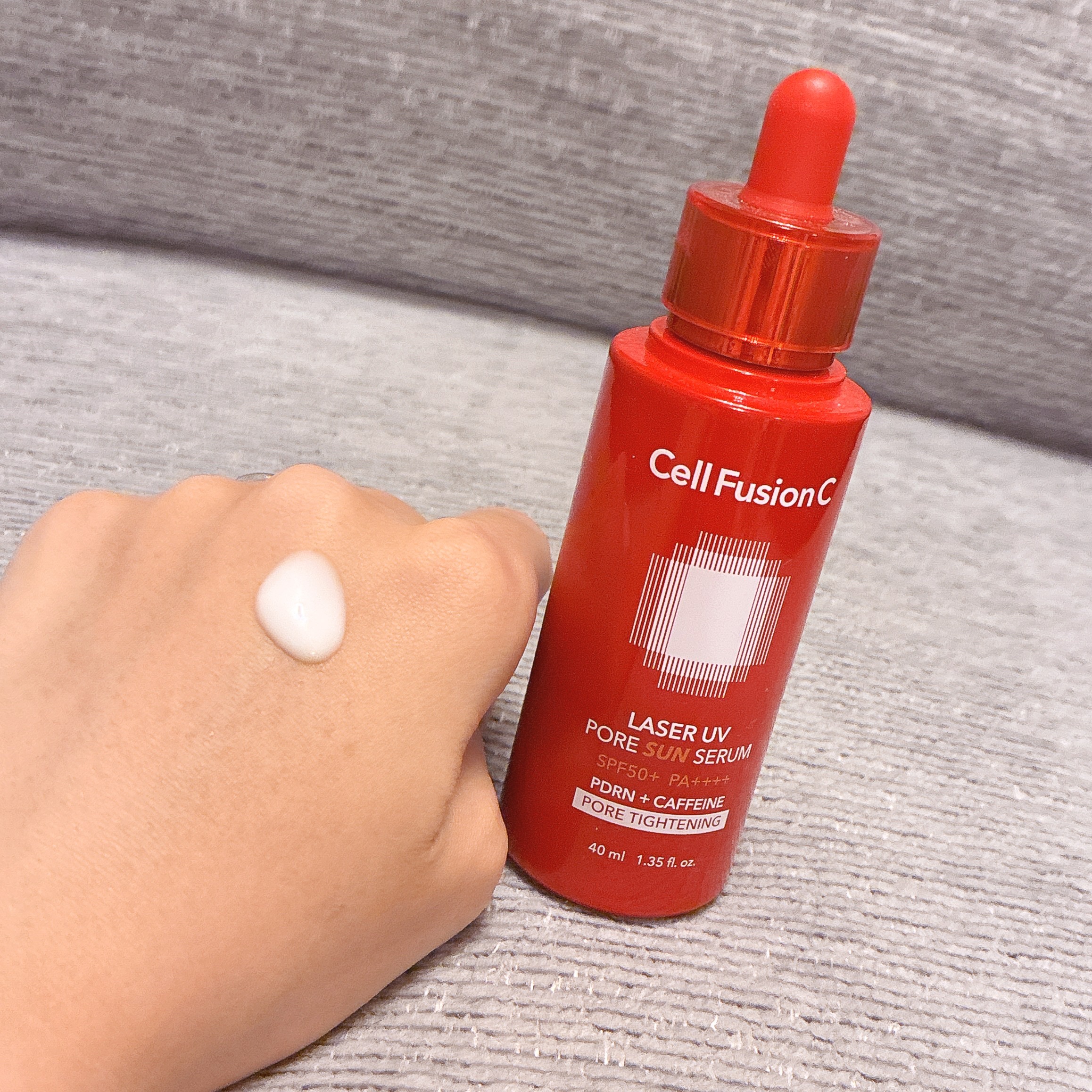 Cell Fusion C レーザーUVポアサンセラム/Cell Fusion C(セルフュージョンシー)/日焼け止めローションを使ったクチコミ（2枚目）