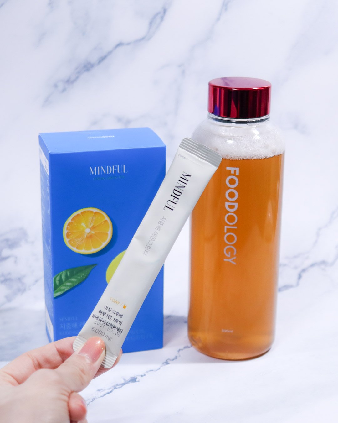 マインドフル地中海レモングリーンティー /FOODOLOGY/美容ドリンクを使ったクチコミ（2枚目）