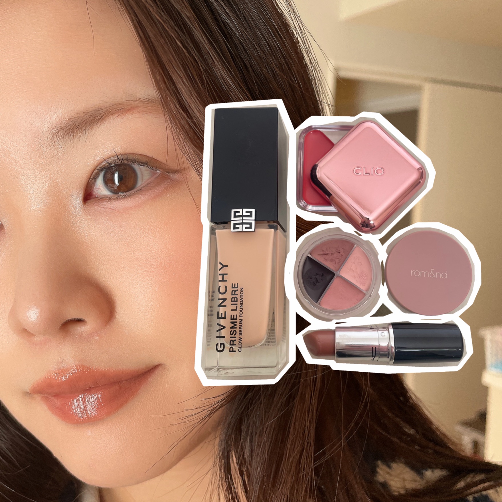 プリズム･リーブル･グロウ･セラム･ ファンデーション/GIVENCHY/リキッドファンデーションを使ったクチコミ（3枚目）