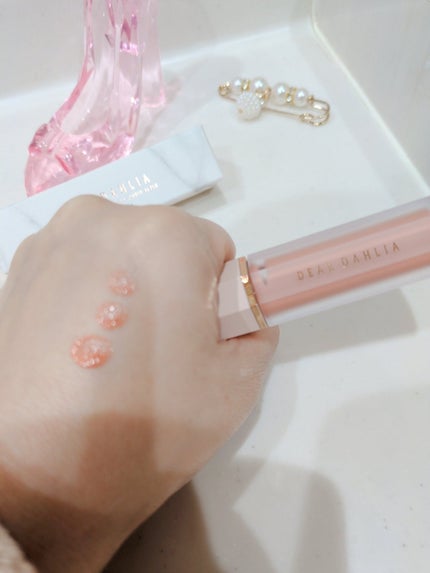 ペタルドロップリキッドブラッシャー/DEAR DAHLIA/リキッドチークを使ったクチコミ(3枚目)