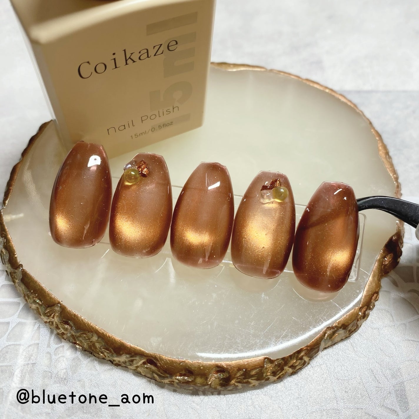 19長春色/Coikaze/ジェルネイルを使ったクチコミ(1枚目)