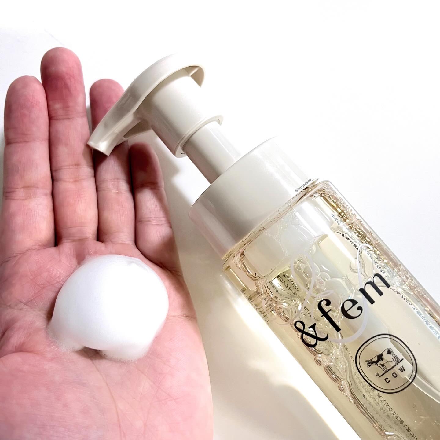 アンドフェム フェムケア泡ソープ/＆fem/デリケートゾーンケアを使ったクチコミ（2枚目）