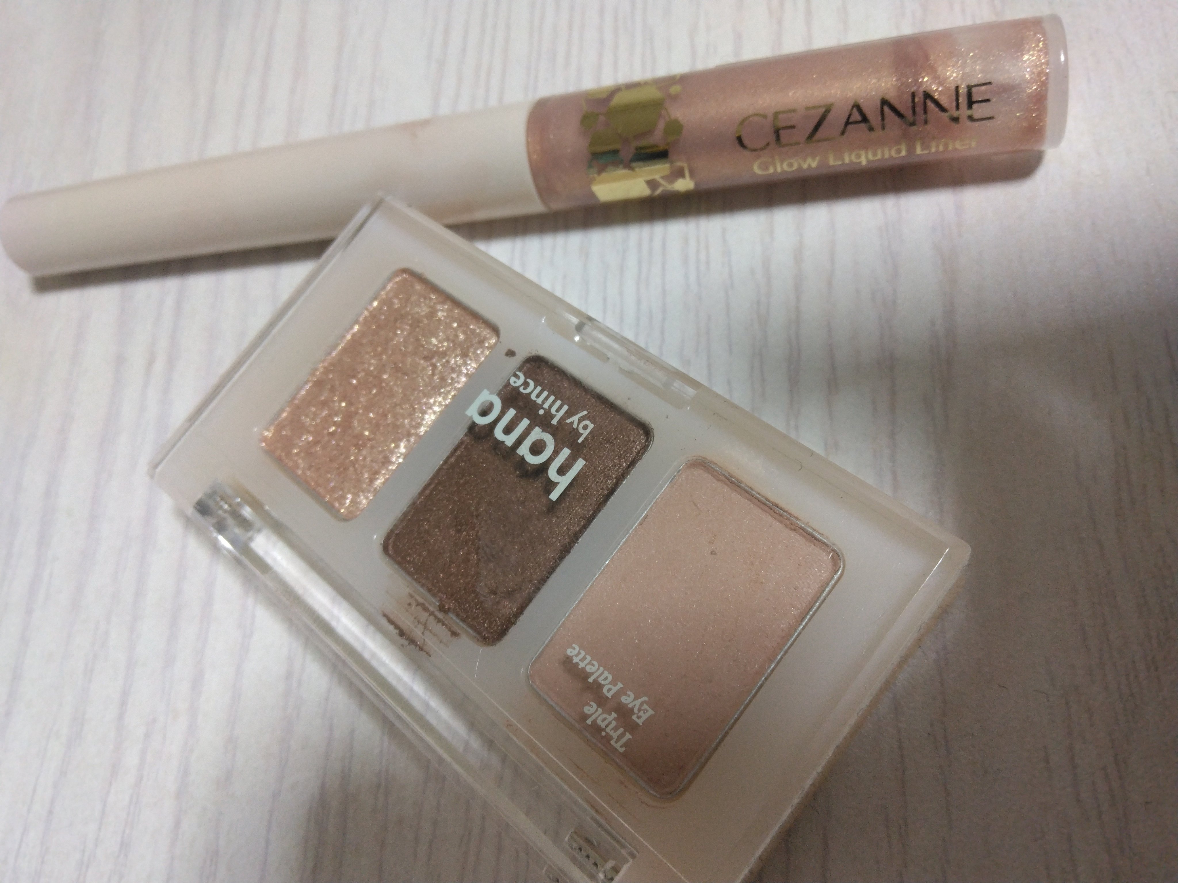 トリプルアイパレット/hana by hince/アイシャドウパレットを使ったクチコミ（2枚目）