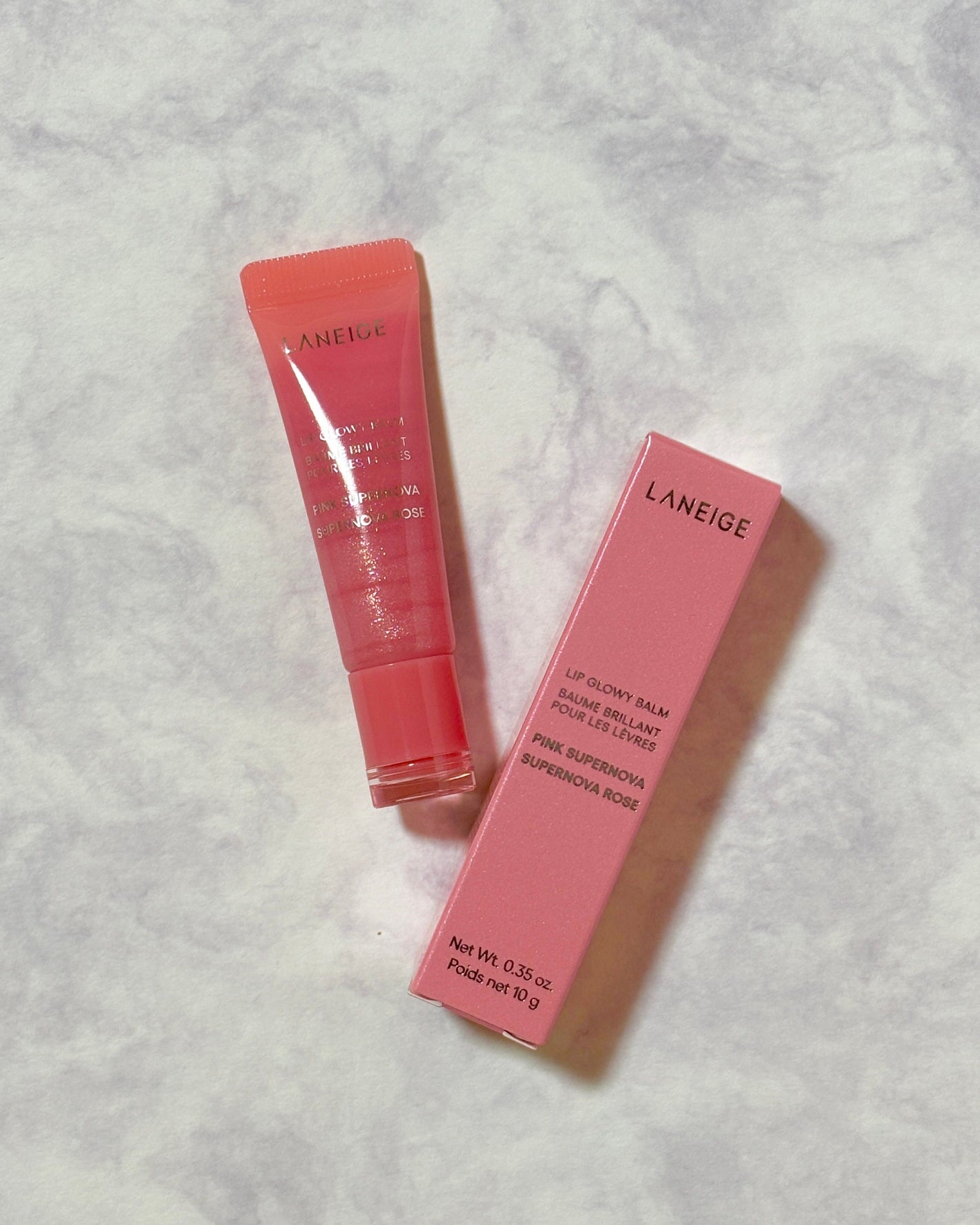 リップグロウィバーム スターダストシリーズ/LANEIGE/リップバームを使ったクチコミ(4枚目)