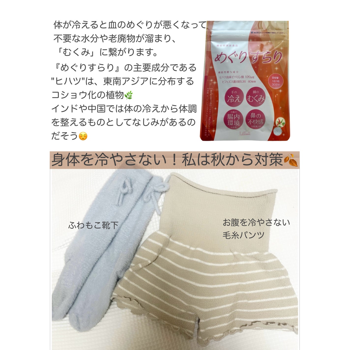 めぐりすらり/河野メリクロン/健康サプリメントを使ったクチコミ(4枚目)