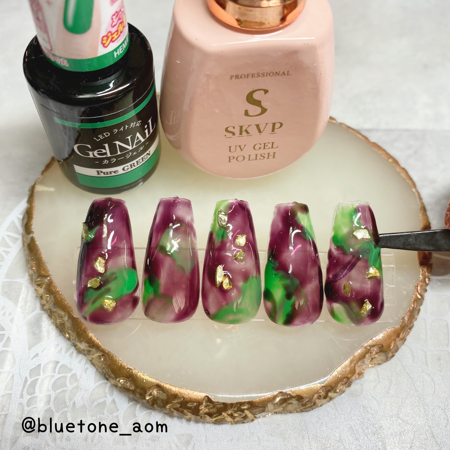 ジェルネイル（ライト対応）/セリア/ジェルネイルを使ったクチコミ（3枚目）