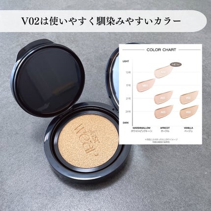 カバーステイン パーフェクティング クッション ファンデーション/VDL/クッションファンデーションを使ったクチコミ(2枚目)