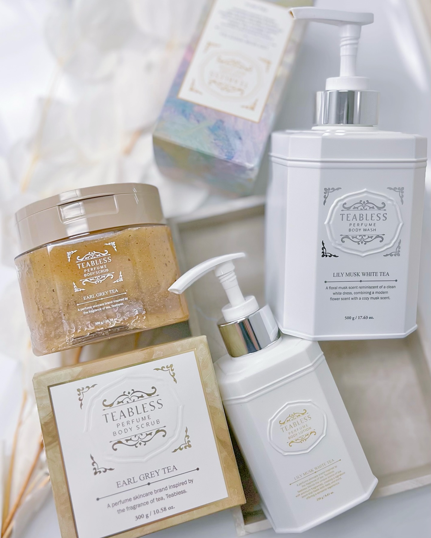 パフュームボディローション リリィムスクホワイトティー/TEABLESS/ボディローションを使ったクチコミ（1枚目）