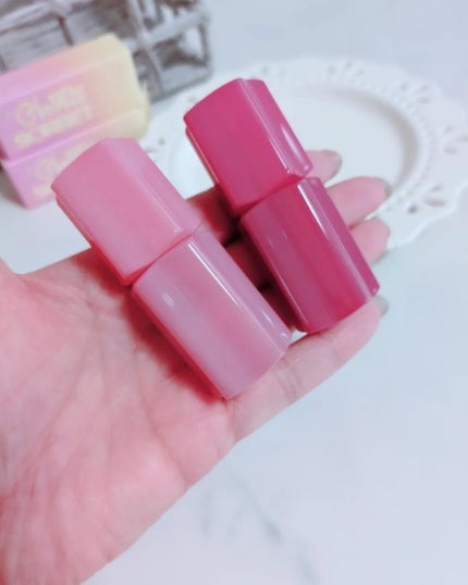 グロウイットソルベティント/tiptoe/リップティントを使ったクチコミ(3枚目)