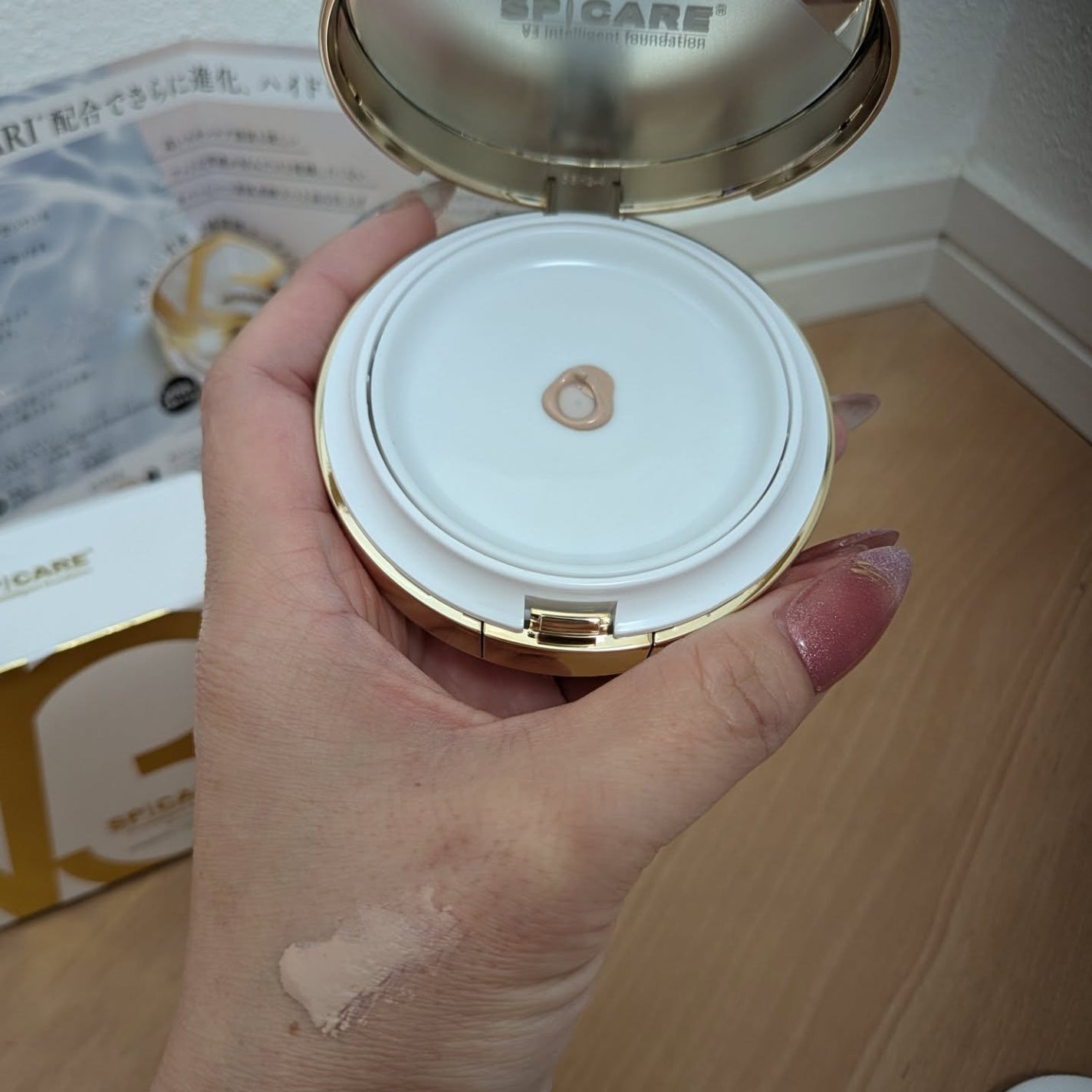 SPICARE V3 インテリジェント ファンデーション/SPICARE/クッションファンデーションを使ったクチコミ(2枚目)