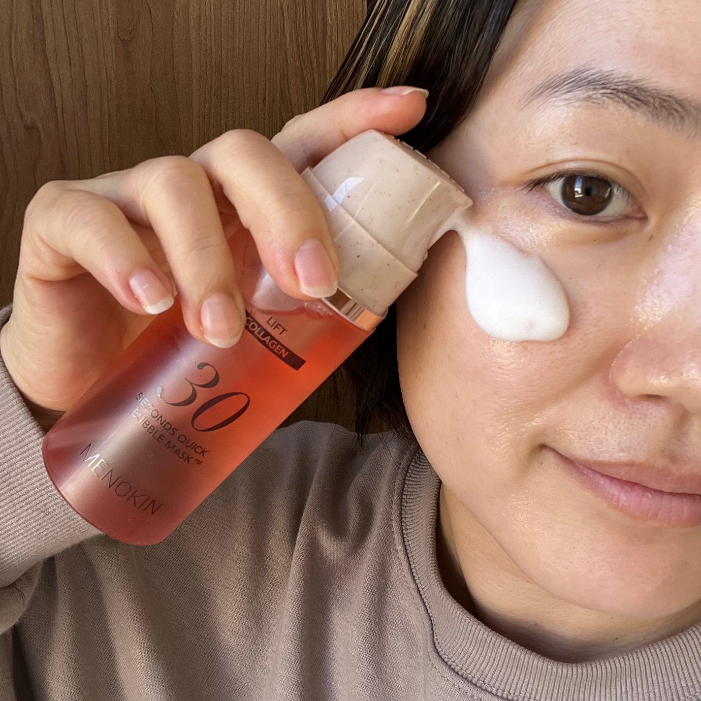 30秒クイックバブルマスク95ml リフト/MENOKIN/シートマスク・パックを使ったクチコミ(4枚目)