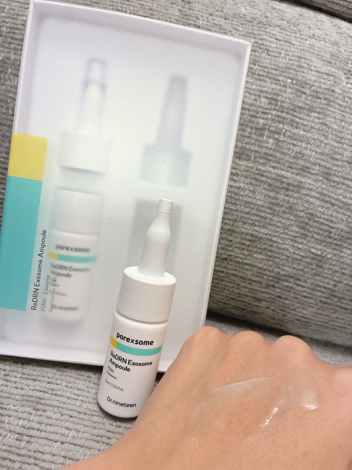 ReDRNエクソソームアンプル/Dr.nineteen/美容液を使ったクチコミ(7枚目)