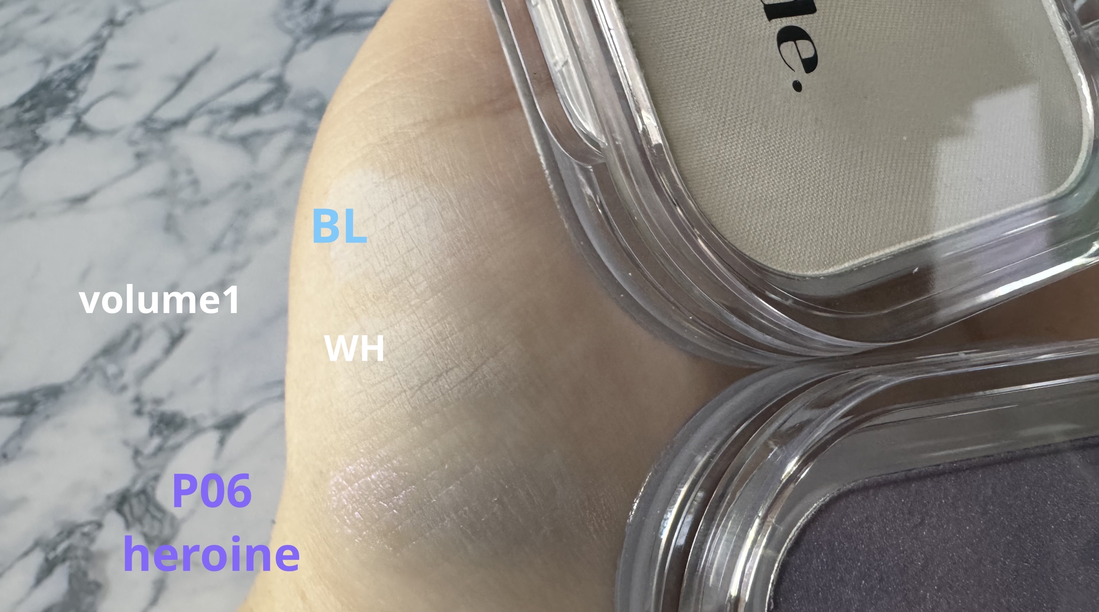 フェイスフィルボリューマーハイライター/mude/パウダーハイライトを使ったクチコミ（3枚目）