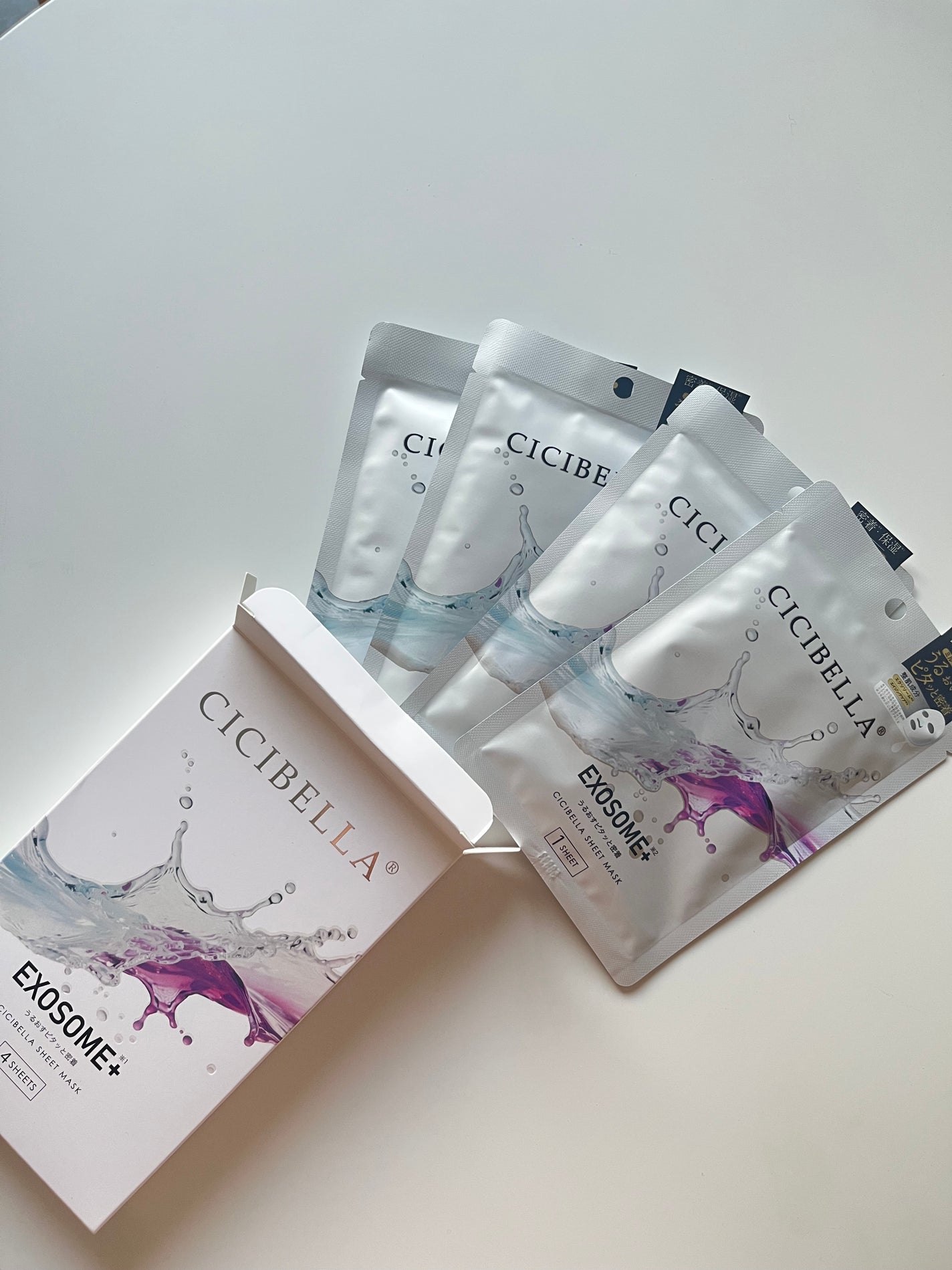 プレミアム ミルキーマスク EXOSOME+/CICIBELLA/シートマスク・パックを使ったクチコミ(2枚目)