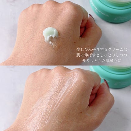 カラーフードシリーズグリーングロウアップクリーム/Tovegan/フェイスクリームを使ったクチコミ(3枚目)