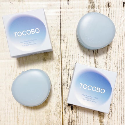 ブラーフィニッシュサンクッション/TOCOBO/日焼け止めパウダーを使ったクチコミ(1枚目)