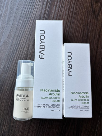 Niacinimide Arbutin Glow Boosting Cream/FABYOU/フェイスクリームを使ったクチコミ(1枚目)