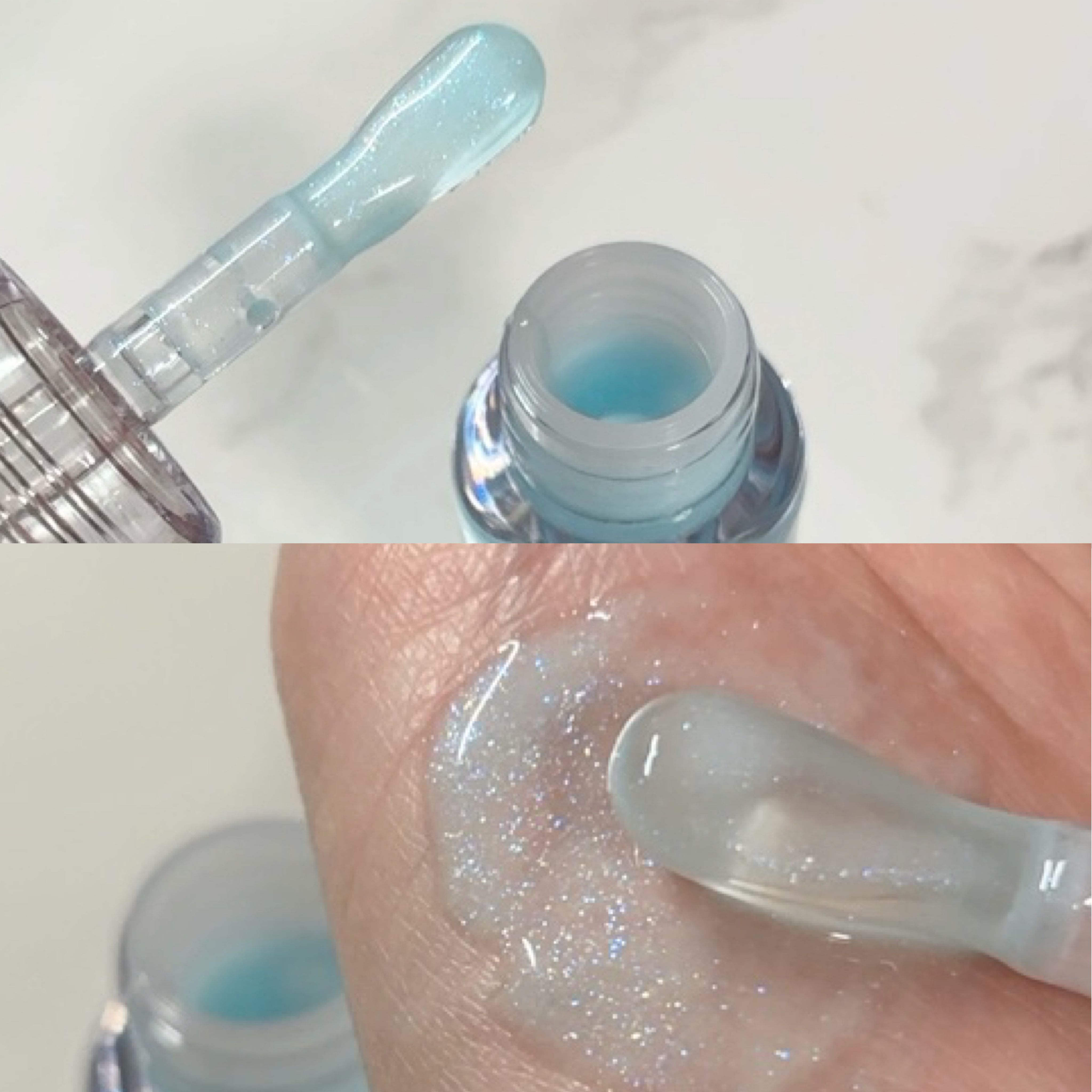 4Dジュエルシャインリップオイルパールグロス/Veganize/リップグロスを使ったクチコミ（3枚目）