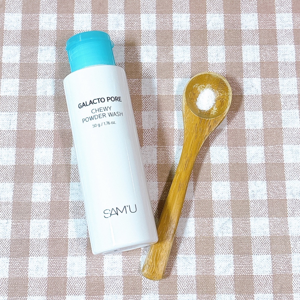 サミュ ガラクトポア チューイー パウダーウォッシュ/SAM'U/洗顔パウダーを使ったクチコミ（2枚目）