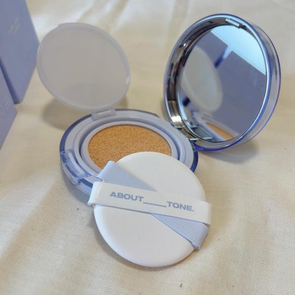 ウォーターレイヤーフィットクッション/ABOUT TONE/クッションファンデーションを使ったクチコミ(3枚目)