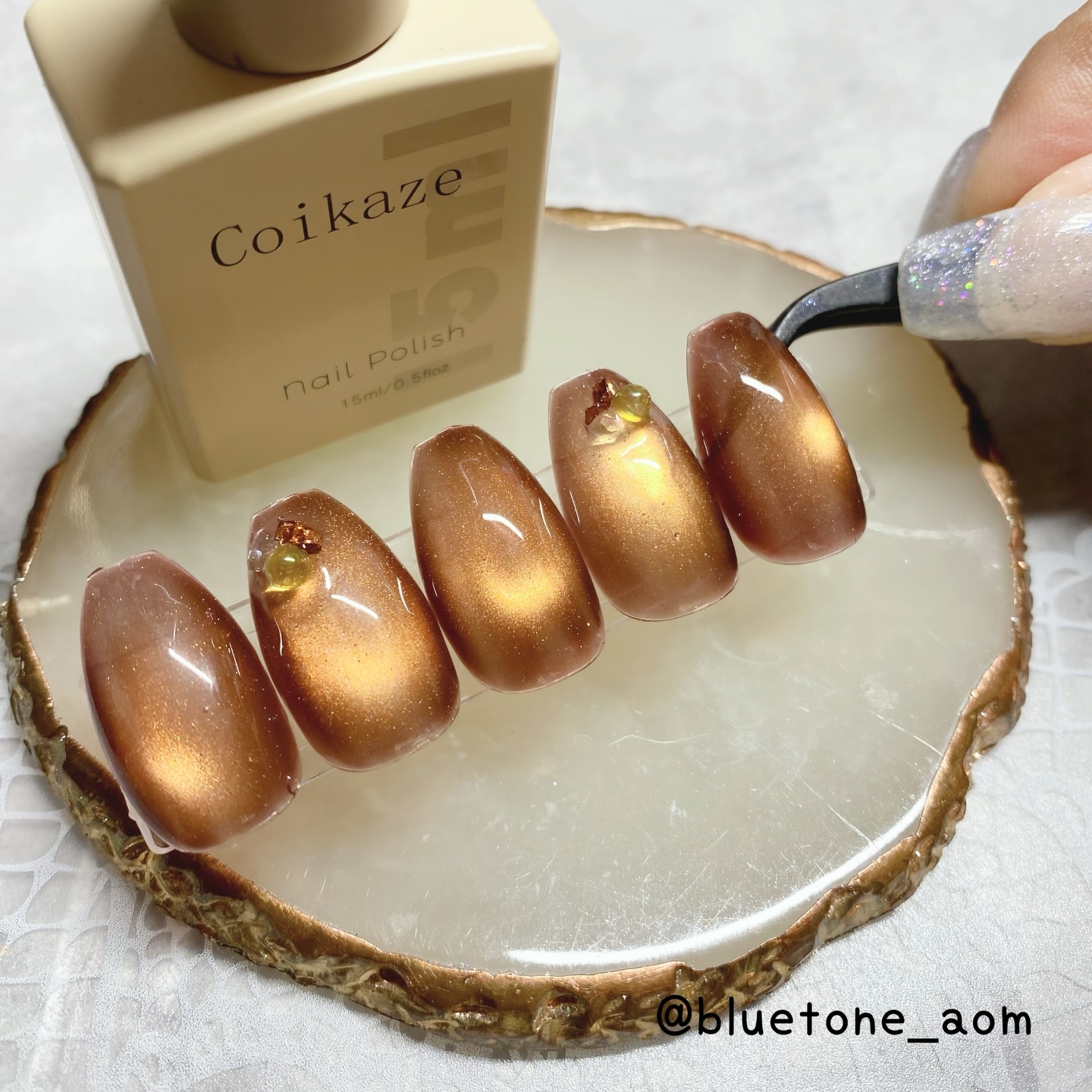 19長春色/Coikaze/ジェルネイルを使ったクチコミ（2枚目）