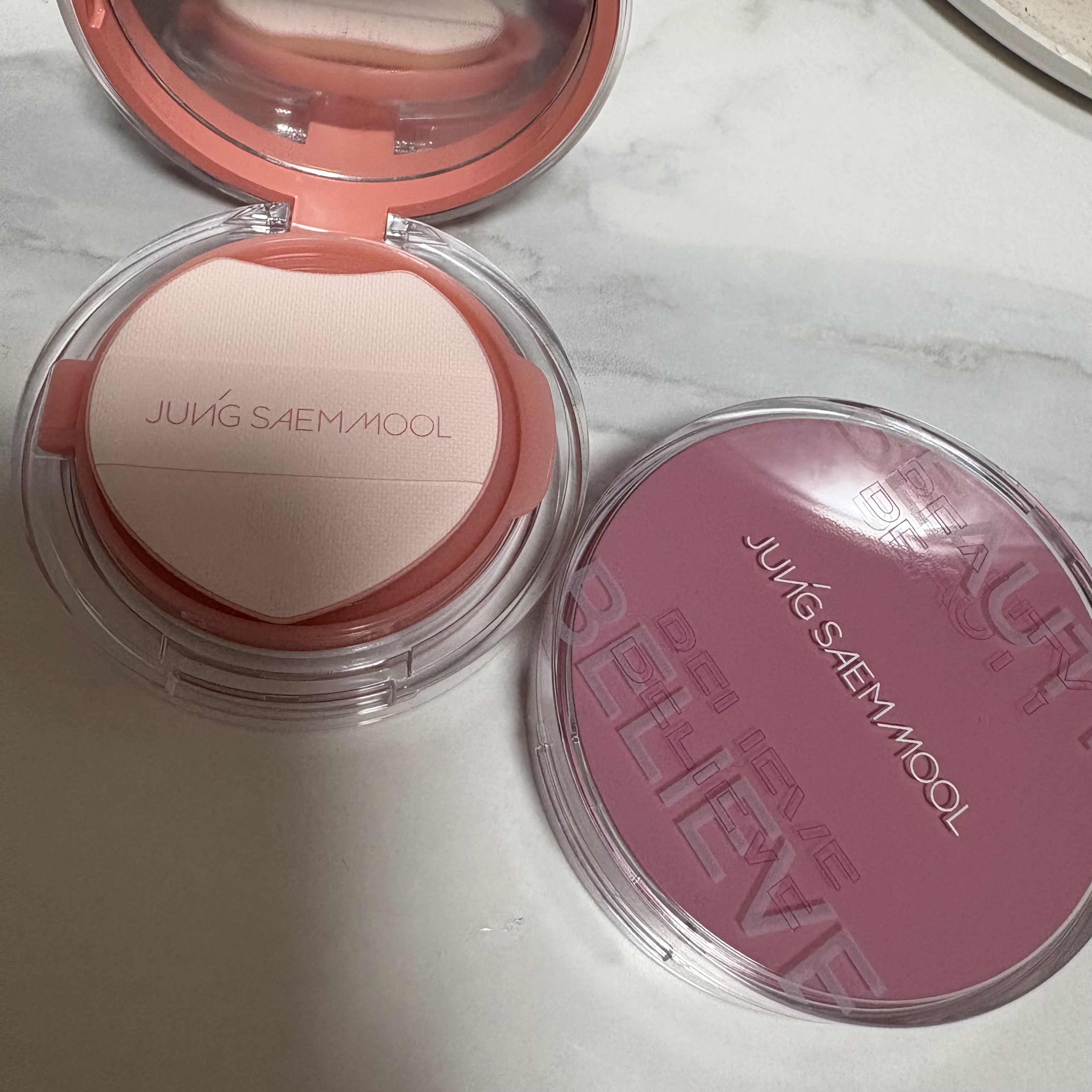 アーティストクッションブラッシュ/JUNG SAEM MOOL/リキッドチークを使ったクチコミ（1枚目）