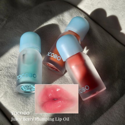 ジューシーベリープランピングリップオイル/TOCOBO/リップグロスを使ったクチコミ(1枚目)