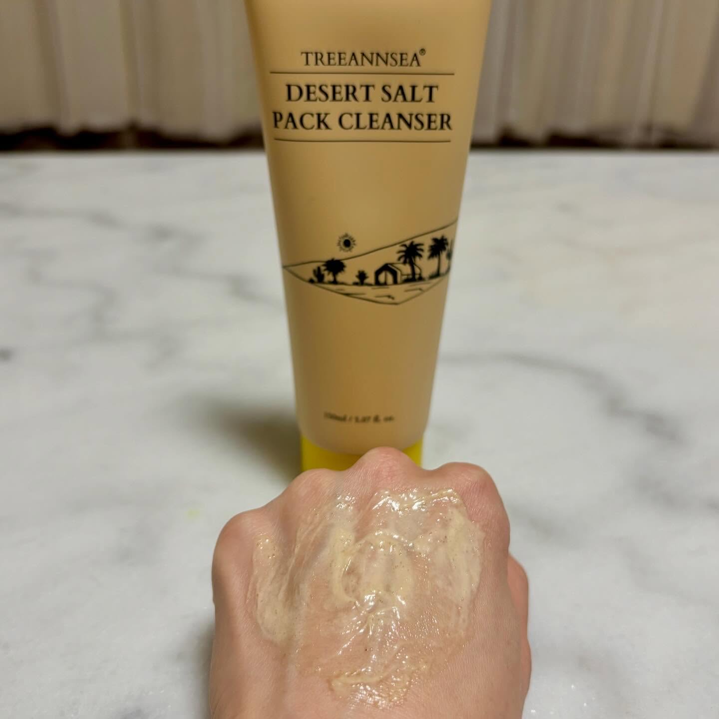 デザートソルト パック クレンザー/ツリーアンシー/洗顔フォームを使ったクチコミ（3枚目）