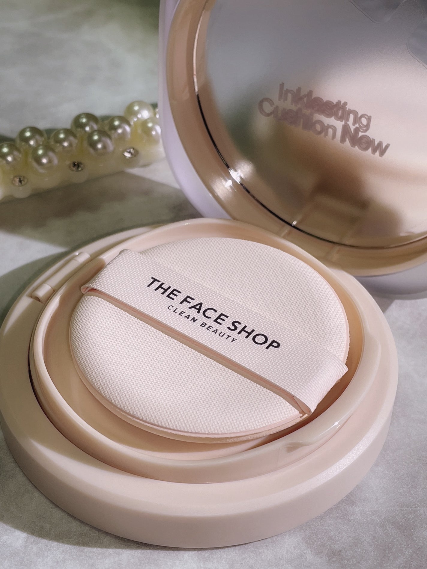 インクラスティングクッションファンデーション/THE FACE SHOP/クッションファンデーションを使ったクチコミ(5枚目)