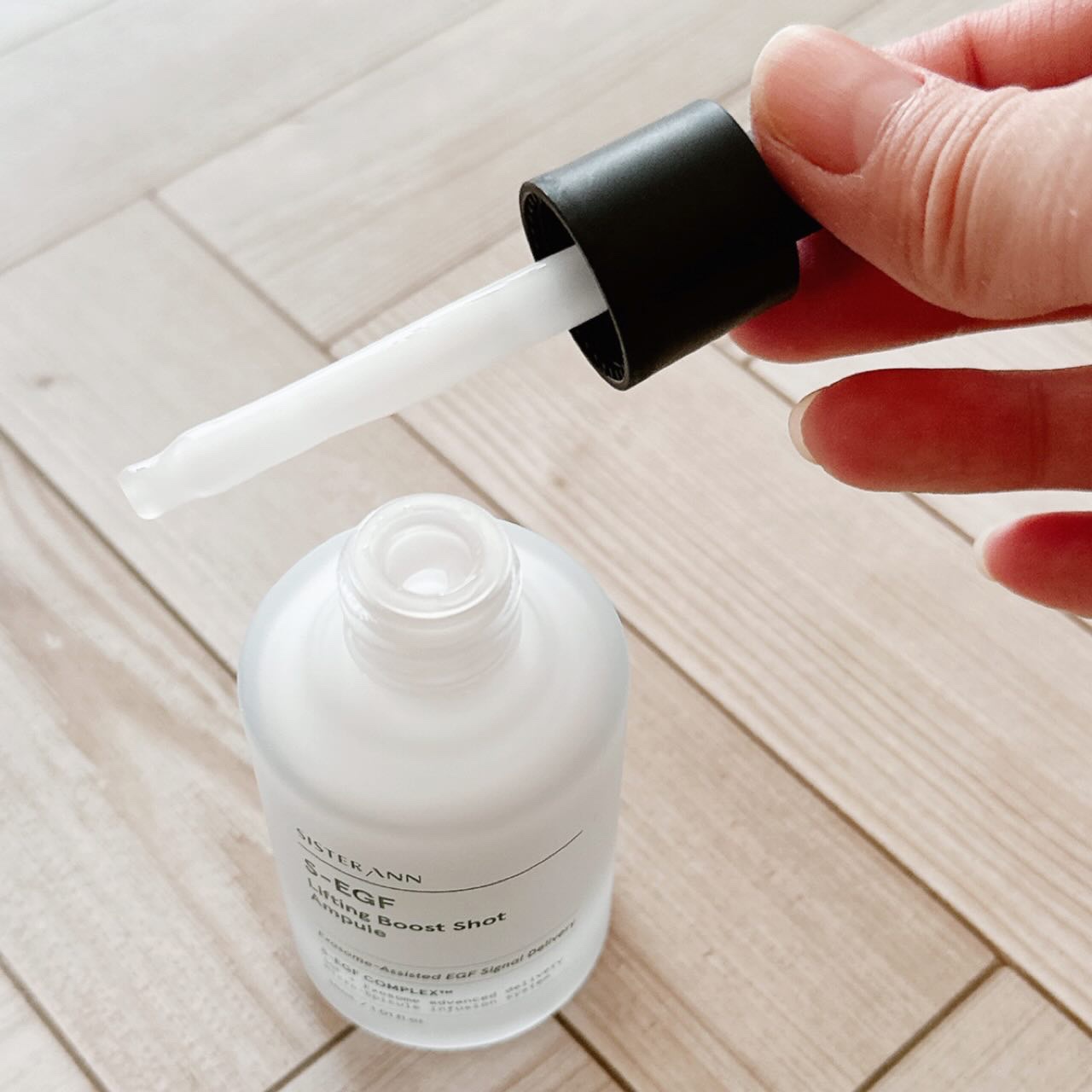 S-EGF エクソソームブーストショット美容液/SISTER ANN/美容液を使ったクチコミ（3枚目）