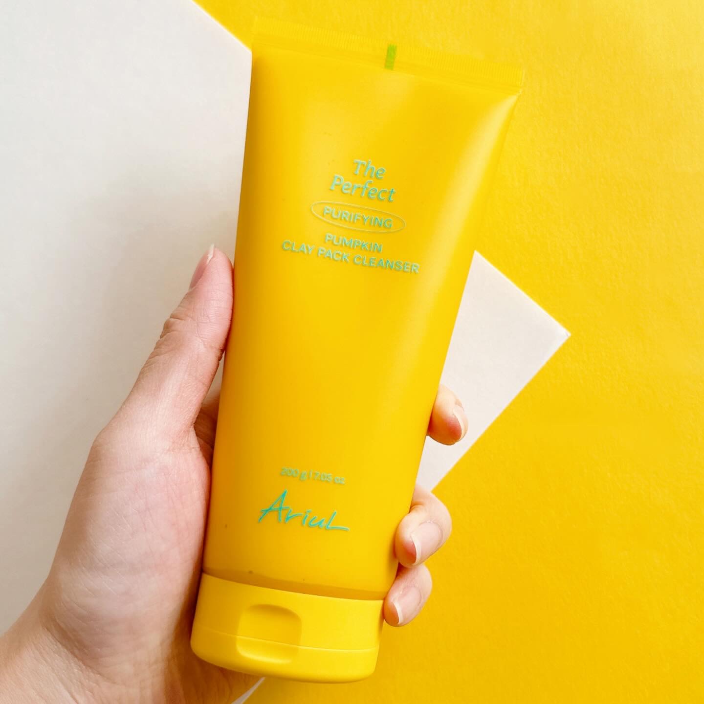 ザ・パーフェクト パンプキンクレイパッククレンザー/Ariul/洗顔フォームを使ったクチコミ（3枚目）
