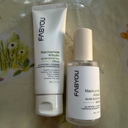 Niacinimide Arbutin Glow Boosting Cream/FABYOU/フェイスクリームを使ったクチコミ(2枚目)