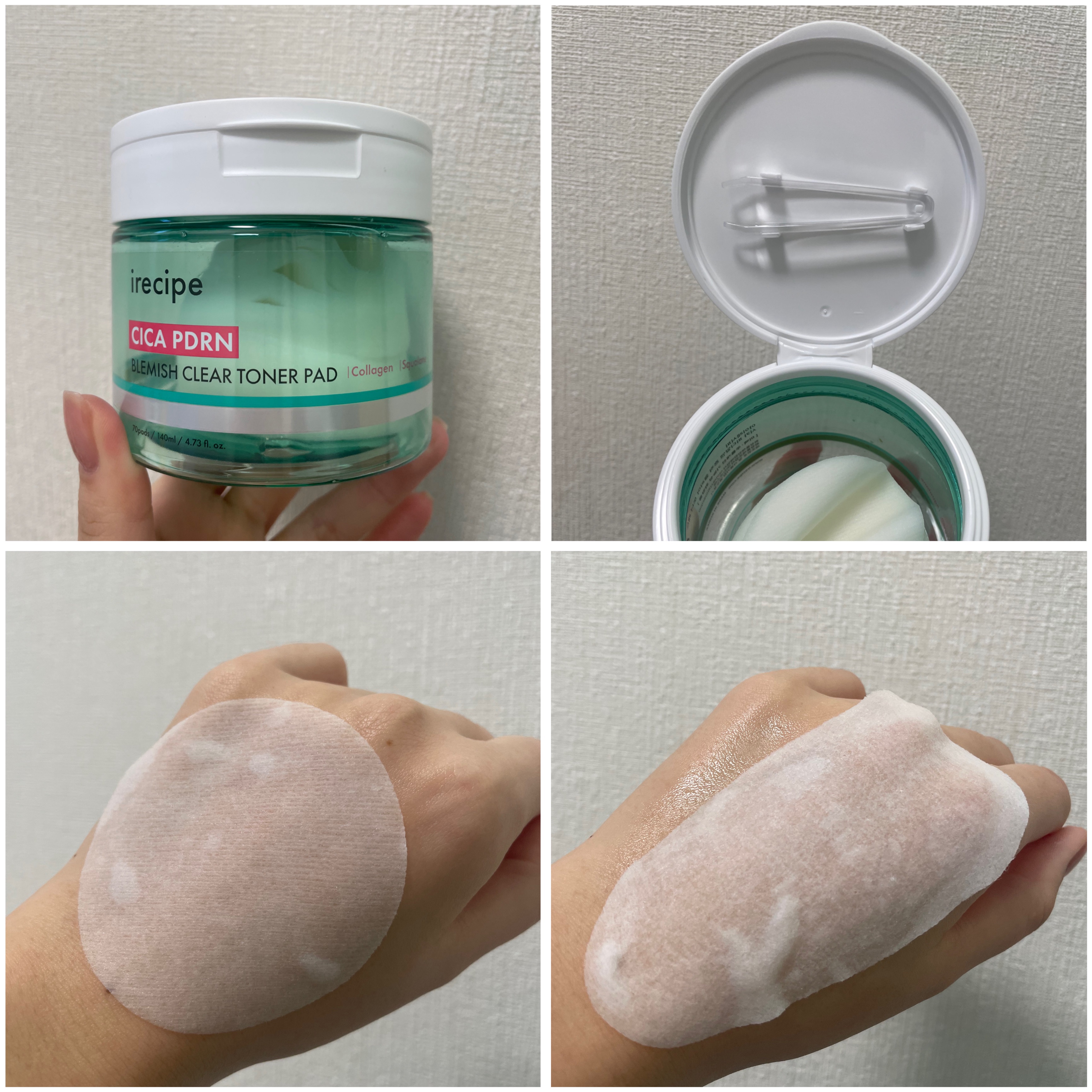 シカ PDRN 跡 クリアー トナーパッド/irecipe/トナーパッドを使ったクチコミ（1枚目）