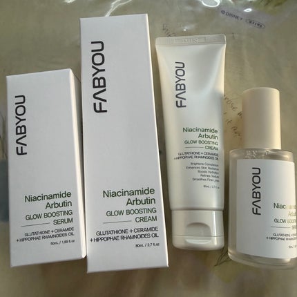 Niacinimide Arbutin Glow Boosting Cream/FABYOU/フェイスクリームを使ったクチコミ(1枚目)