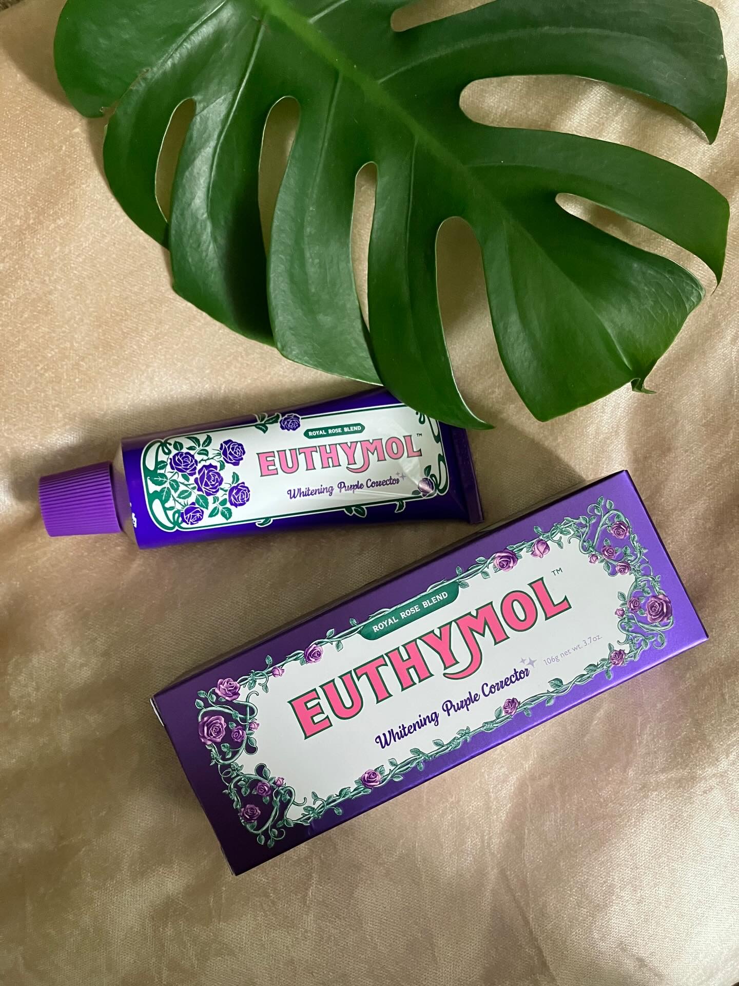 EUTHYMOL  ユーシモール
パープルコレクターローズミント歯磨き粉 
~~~~~~~~~~~~~~~~~~~~~~~~~~~~~~~
今日は海外コスメのご紹介🪥
1898年にイギリスで生まれたプレミアムオーラルケアブランド「ユーシモ