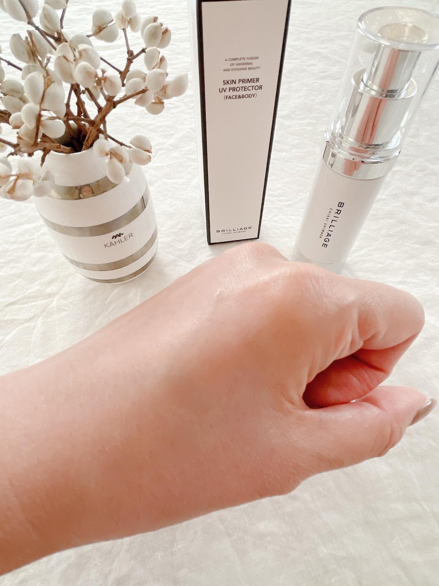 スキンプライマー UV プロテクター(フェイス&ボディ)/ブリリアージュ/化粧下地を使ったクチコミ(4枚目)
