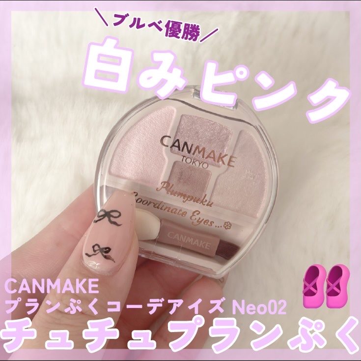 プランぷくコーデアイズNeo/キャンメイク/アイシャドウを使ったクチコミ（1枚目）