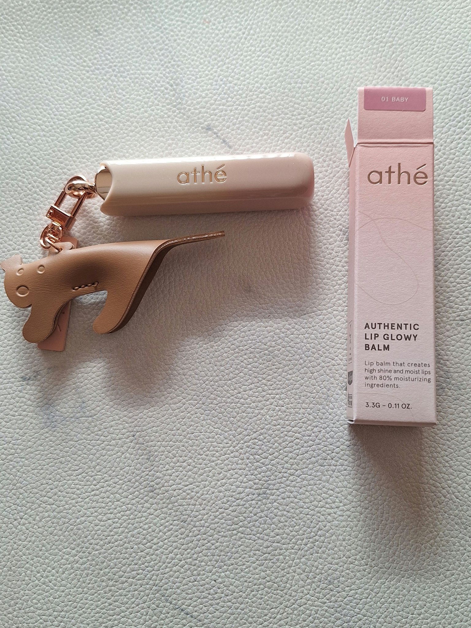 オーセンティック リップ グローイ バーム/athé/口紅を使ったクチコミ（1枚目）