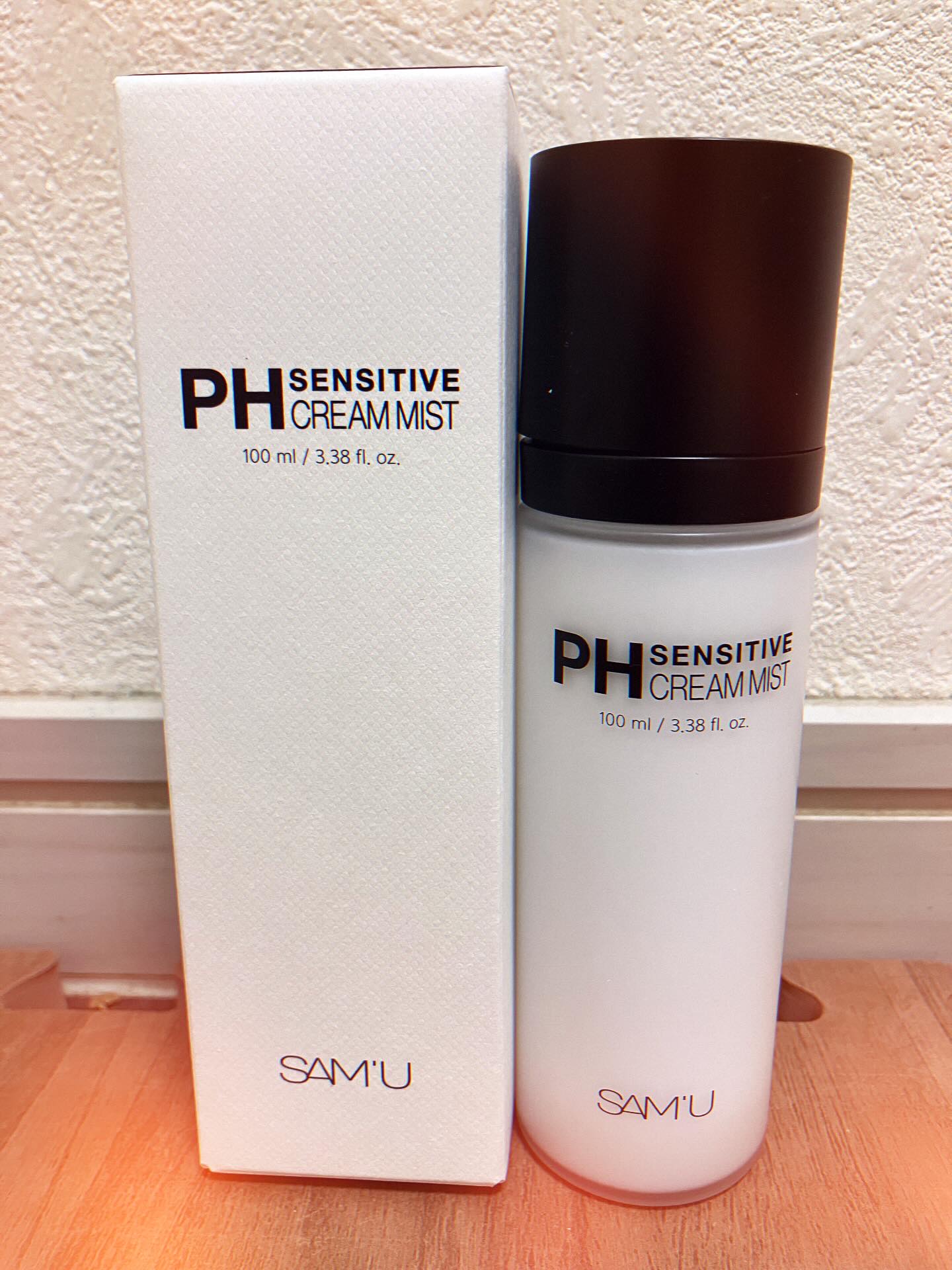 PHセンシティブクリームミスト/SAM'U/ミスト状化粧水を使ったクチコミ（1枚目）