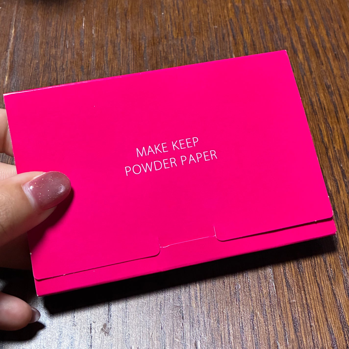 メイク キープ オイルブロック 紙パウダー/コーセーコスメニエンス/あぶらとり紙を使ったクチコミ(1枚目)