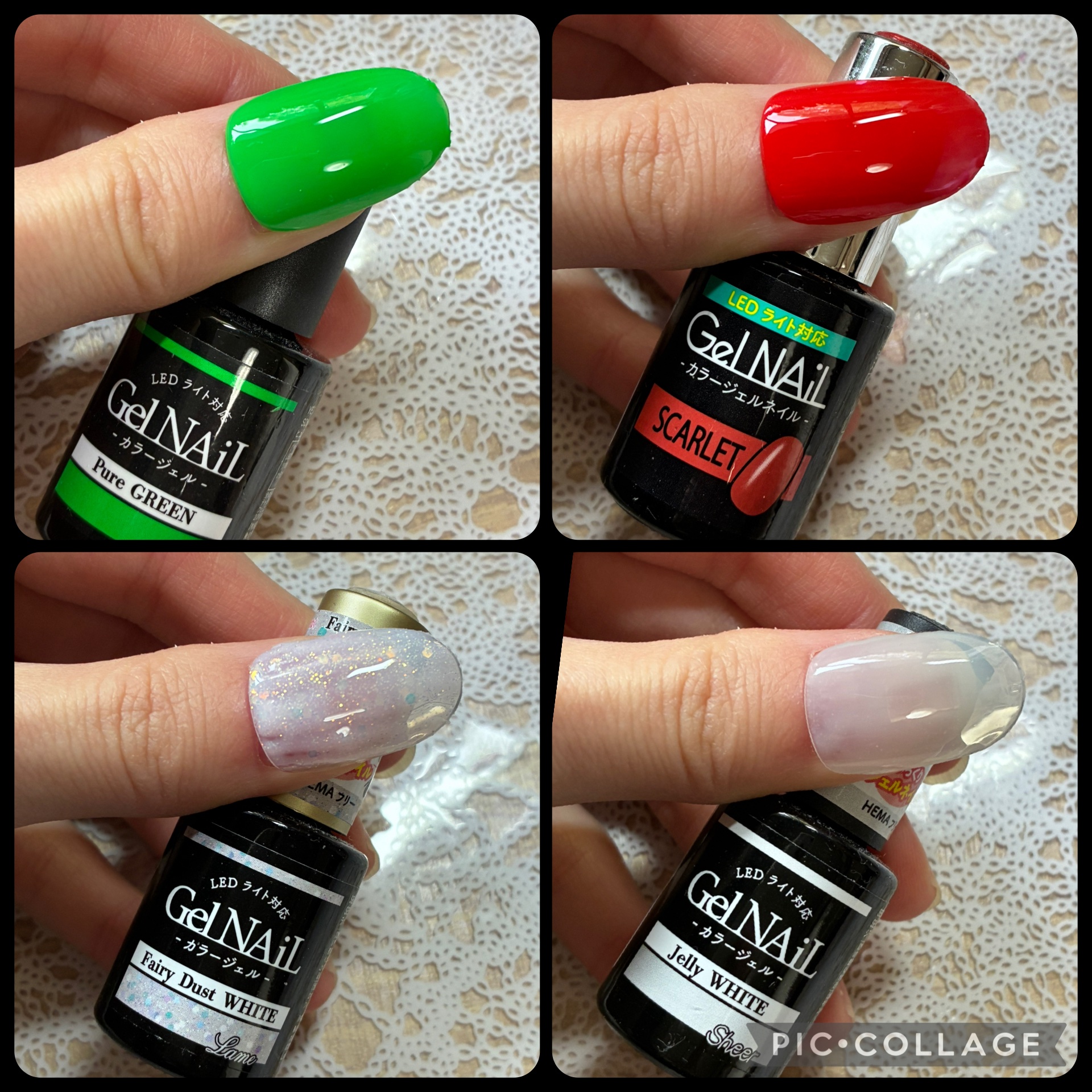 ジェルネイル（ライト対応）/セリア/ジェルネイルを使ったクチコミ（2枚目）