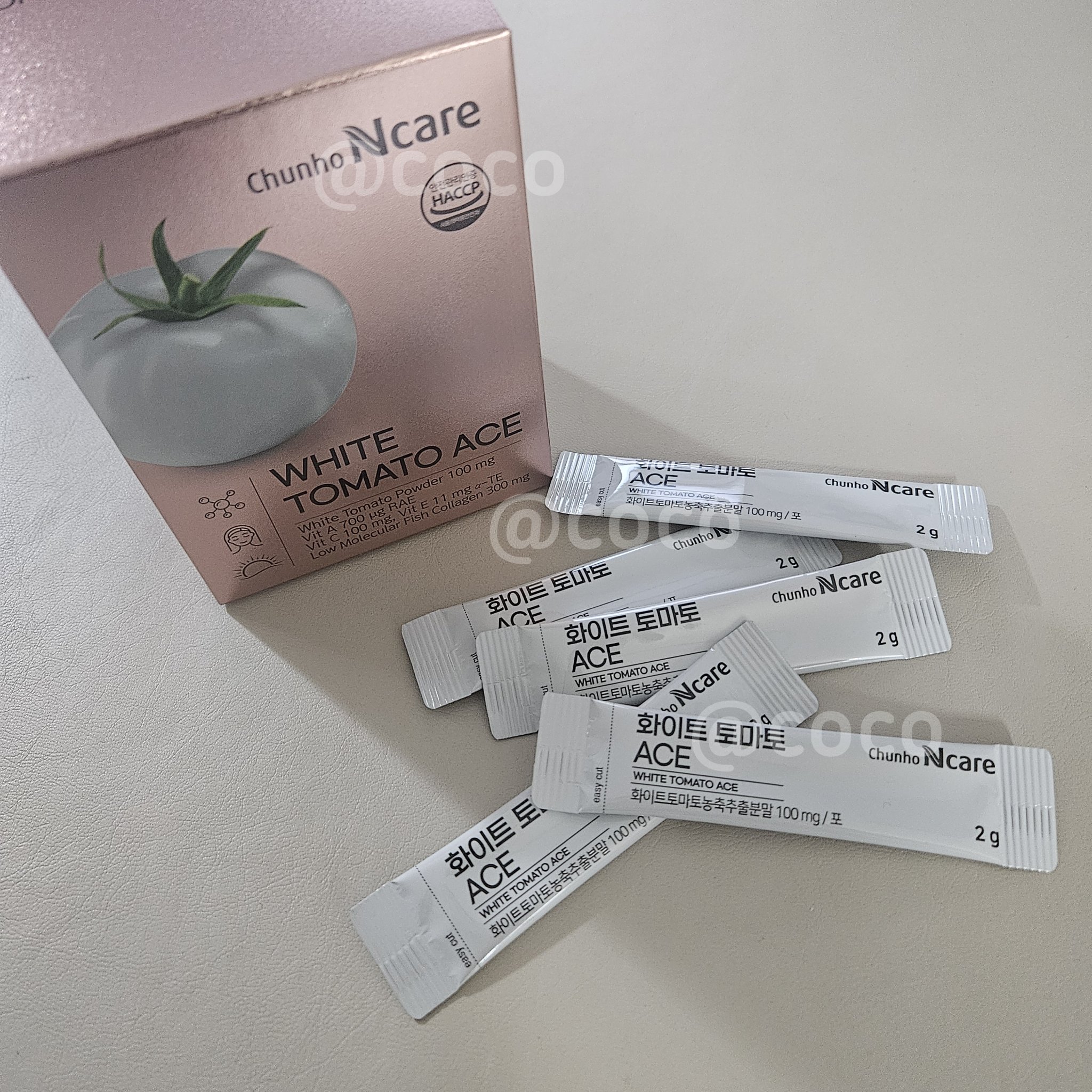  ホワイトトマト ACE 1box 30包/ChunhoNcare/美容サプリメントを使ったクチコミ（1枚目）