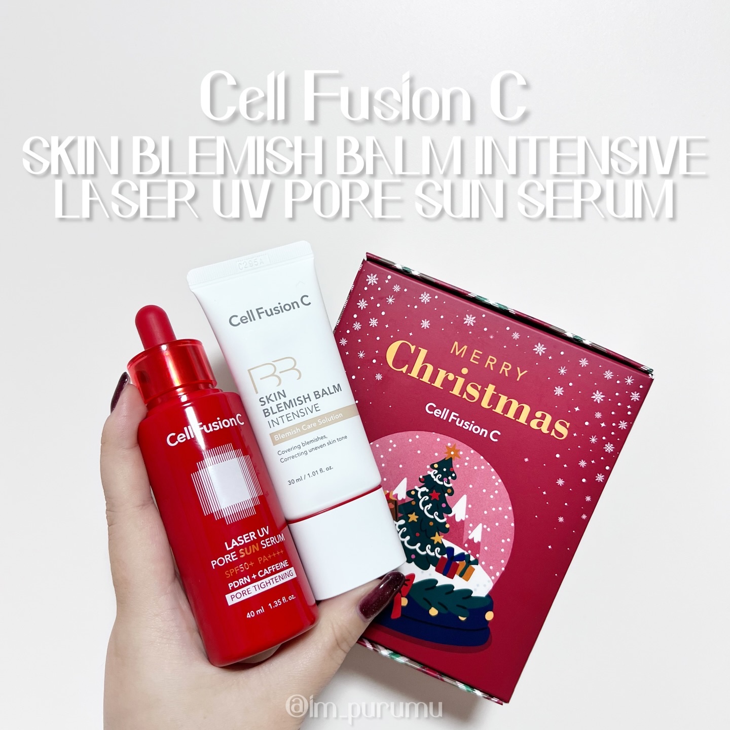 スキンブレミッシュバームインテンシブ/Cell Fusion C(セルフュージョンシー)/BBクリームを使ったクチコミ（1枚目）