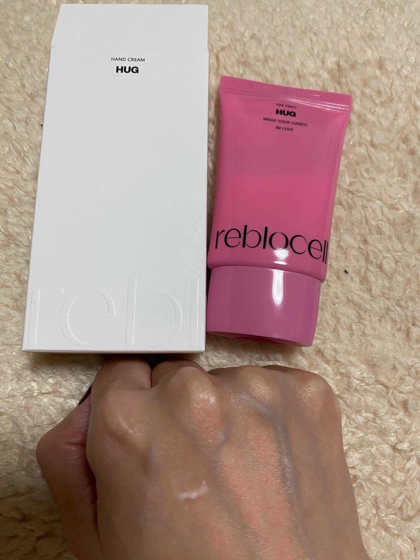 HUG ハンドクリーム/reblocell/ハンドクリームを使ったクチコミ(1枚目)