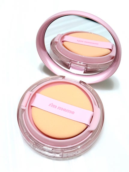 ワンダーベルベットラスティングクッション/i’m meme/クッションファンデーションを使ったクチコミ(3枚目)